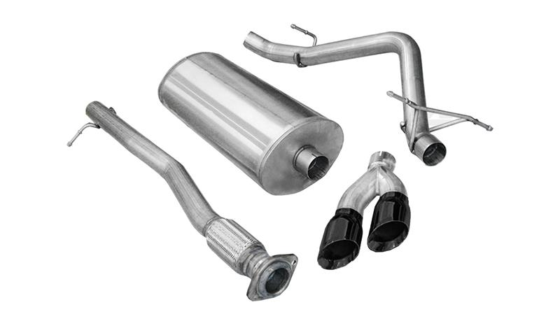 GMC Sierra Performance Exhaust - CORSA Performance - Sport Cat Back - Black - `11-`13